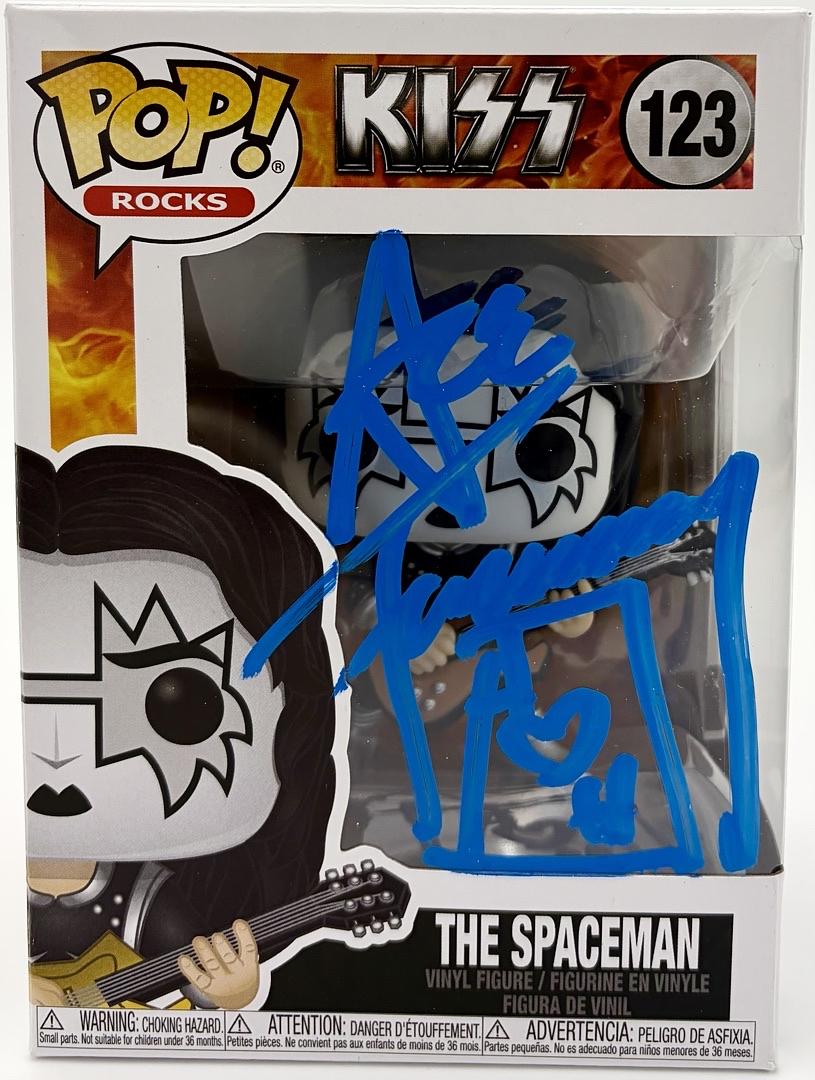 Ace Frehley Signed Funko Pop #123 "The Spaceman" (KISS) - JSA COA